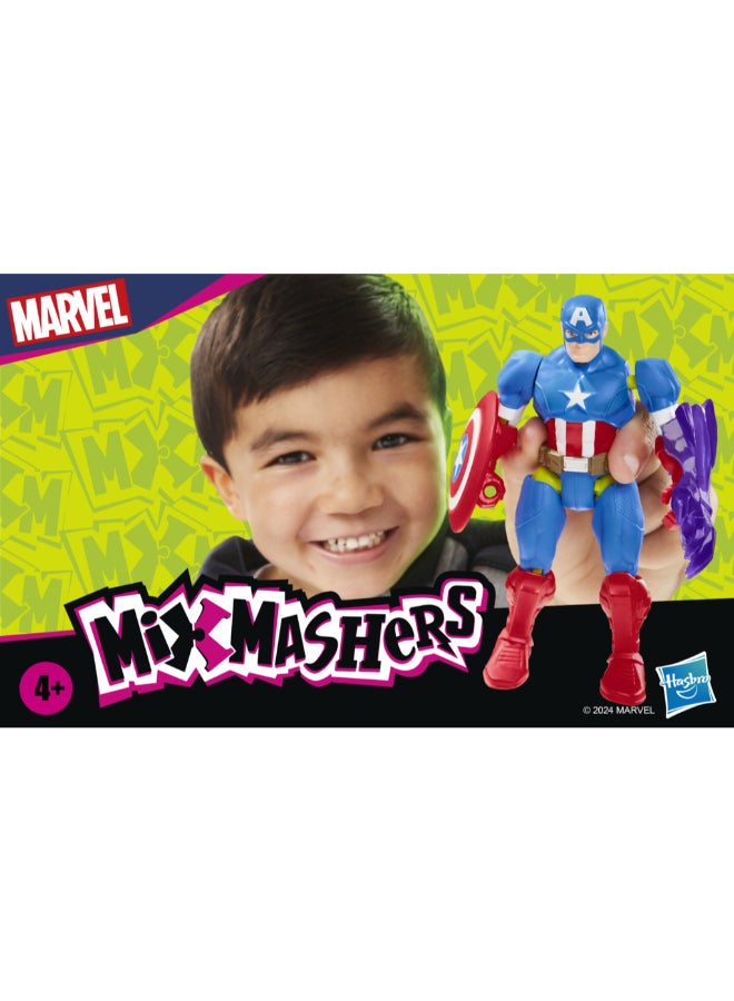 AVENGERS Avn Mixmashers Captain America Basic Fig - Image 1